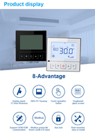 Thermostat intelligent Honeywell pour climatisation, compatible avec ventilateur de sol EC 24V à 2 ou 3 fils, pour chauffage par ventilo-convecteur d'hôtel