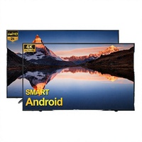 Harga Pabrik LED Smart TV 55-85 Inch 4K Ultra HD 60Hz 16:9 Layar Lebar Android OS untuk Google Smart TV Penggunaan Hotel
