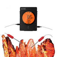 Termometer Oven daging jarak jauh Bluetooth Digital LCD hypersnes PRO-01 terbaik untuk memasak bahan plastik