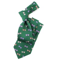 Chine vente en gros nouveauté vif noeud papillon Snappy épicéa Collections hommes cravates noeuds papillon 100% soie tissé personnalisé classique vert cravate