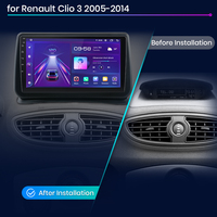 Junsun V1 AI Sprachsteuerung 2 Din Android Auto Autoradio für Renault Clio 3 2005-2014 Carplay Auto-Multimedia GPS Autoradio Haupteinheit