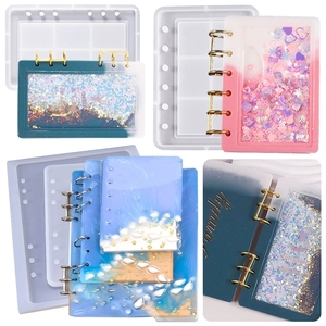 DIY <strong>Cake</strong> <strong>Tools</strong> Epoxy Jewelry Notebook Silicone Mold A5 A6 A7 Notebook Cover Silicone Resin Mold - Product Image 2