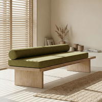 Banc à chaussures moderne en bois massif pour entrée, banc de repos minimaliste pour chambre à coucher, banc long design minimaliste