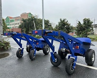 Chariot à main électrique motorisé commercial SHINEWELL avec treuil pour le déplacement de châteaux gonflables