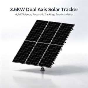 Tracker Solare a Doppio Asse da 3.6KW / Sistema di Inseguimento Solare Personalizzato Azionato da Motore DC - Product Image 1