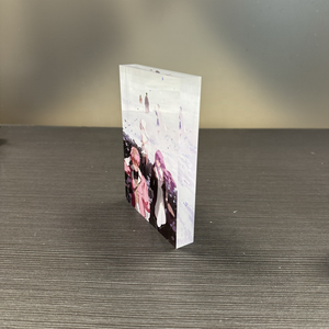 Uv in ấn tùy chỉnh Acrylic hiển thị logo khối ảnh với nhiều lớp in ấn - Product Image 3