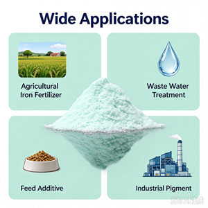 Sulfato Ferroso Heptahidratado a Precio de Fábrica para Agricultura, Sulfato Ferroso para Tratamiento de Aguas Residuales - Product Image 2