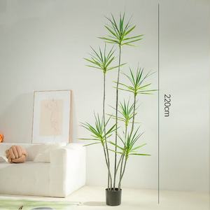 Plantes vertes, orchidées couronnées en pot, décoration d'intérieur, salon, bonsaï, fausses plantes, simulation <span class=keywords><strong>de</strong></span> hauteur - Product Image 6