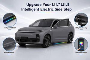 Pedana Elettrica Liush con LED per <span class=keywords><strong>Li</strong></span> L7 L8 L9, Pedana Laterale in Lega di Alluminio, Capacità 300KG - Product Image 2