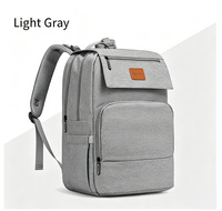 Sac à dos à langer portable et multifonctionnel pour maman, grand rangement, avec crochets de suspension amovibles, idéal pour l'extérieur