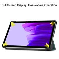 Funda para Samsung Galaxy Tab A7 Lite SM-T220 SM-T225, de Cuero PU y PC Rígido, Resistente a Impactos, para Tablet