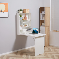 Bureau de rangement pliable et rétractable, blanc, noir, marron, table d'ordinateur moderne simple et facile à transporter