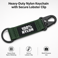 Cordon en nylon, cordon pour téléphone portable, cordon en polyester haute densité, cordon noir avec logo personnalisé, cordon et porte-badges personnalisés