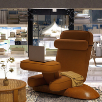 Canapé inclinable individuel confortable en tissu moderne pour salle à manger, salon, chambre à coucher, fauteuil à bascule, chaise longue de conception nouvelle