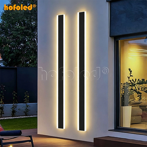 Tira larga de luces LED <span class=keywords><strong>modernas</strong></span> <span class=keywords><strong>para</strong></span> porche, Luz lineal IP65 <span class=keywords><strong>para</strong></span> Villa, candelabro de aluminio <span class=keywords><strong>para</strong></span> <span class=keywords><strong>exteriores</strong></span>, resistente al agua, luz negra <span class=keywords><strong>para</strong></span> jardín, lámpara de pared <span class=keywords><strong>para</strong></span> <span class=keywords><strong>exteriores</strong></span> - Product Image 1