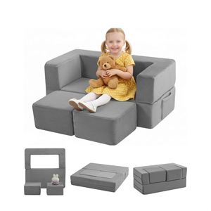 Sofá Infantil Modular Convertible Personalizable de Fábrica, Sofá de Espuma para Niños Pequeños con Funda Lavable y Extraíble - Product Image 2