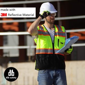 Sản Phẩm Hoàn Toàn Mới Áo Gi Lê An Toàn Hi Vis An Toàn Xây Dựng Phản Quang Thoải Mái Làm Mát Cho Công Nhân Dự Án Của Chính Phủ - Product Image 3