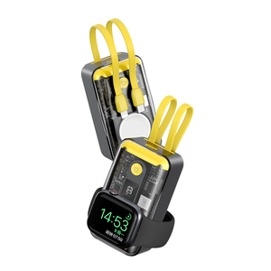Batería <span class=keywords><strong>Externa</strong></span> de 20W con USB C para Iwatch, 10000mAh, Carga Rápida, Pantalla LCD, para <span class=keywords><strong>iPhone</strong></span> 12, 13, 14 Pro Max - Product Image 5