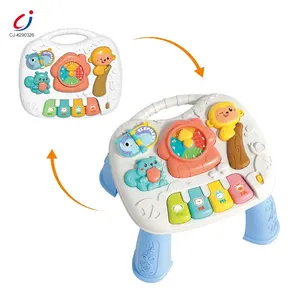 Chengji 2 In 1 Learning Table Play Set Early Educational Multifunctional Music Instrument Learn Table Baby