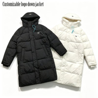 Veste d'hiver épaisse pour homme avec logo personnalisable, idéale pour les entraînements décontractés en hiver