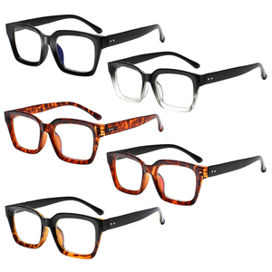 <span class=keywords><strong>Gafas</strong></span> de Lectura Cuadradas Anti Luz <span class=keywords><strong>Azul</strong></span> Personalizadas al por Mayor <span class=keywords><strong>con</strong></span> Bisagras de Resorte para Hombres y Mujeres, Ligeras, para <span class=keywords><strong>Presbicia</strong></span> - Product Image 1