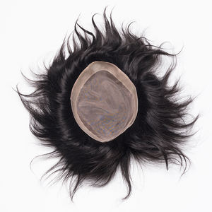 วิกผมพียูสำหรับผู้<span class=keywords><strong>ชาย</strong></span>,วิกผมพียูวิก<span class=keywords><strong>ผม</strong></span>มนุษย์ธรรมชาติ100% ขนาด<span class=keywords><strong>เล็ก</strong></span>เนื้อบางทนทานต่อผิวเทียมมีสีดำ - Product Image 1