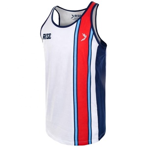 Camiseta Deportiva para Hombre, para Entrenamiento de Boxeo, Gimnasio, Fitness, con Logotipo Curvo en el Dobladillo, Impresión Personalizada - Product Image 2