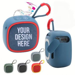 Mini-enceinte Bluetooth portable personnalisée en gros – Équipement audio promotionnel sans fil pour fêtes - Product Image 1