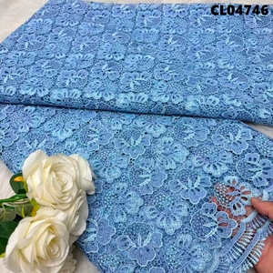 Nouvelle Arrivée 2026 – Tissu en Dentelle Française Africaine Rose de Haute Qualité, Dentelle Soluble dans l'Eau pour Mariages et Tenues de Cérémonie des Femmes Ghanéennes - Product Image 2