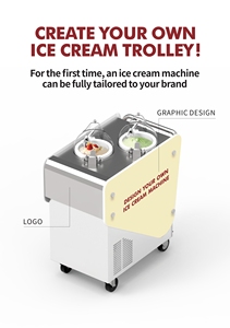 Nueva Máquina de Helados <span class=keywords><strong>MILES</strong></span> Todo en Uno, Congelador Rápido, Refrigerada por Aire, para Horeca, Food Trucks, Eventos al Aire Libre <span class=keywords><strong>y</strong></span> Negocios - Product Image 6