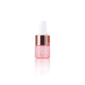 Wholesale 1235ml Clear Frosted Square Glass <b>Pink</b> Serum Essential Oil Dropper Pipette <b>Bottle</b> LK Brand Silk Screen Printed PP - Product Image 5