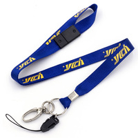 Cordon de téléphone en nylon à sublimation personnalisée avec sangle de porte-clés Accessoire universel pour bandoulière avec porte-carte d'identité Offre promotionnelle