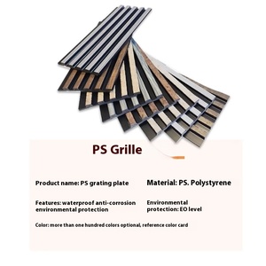 Acoustic tường đá cẩm thạch PVC Bảng điều chỉnh 3D nội thất gỗ Ốp gương eall phòng tắm không thấm nước composite tường Ốp làm bằng nhựa - Product Image 5