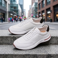 Chaussures décontractées pour hommes en cuir grainé de litchi de qualité supérieure, baskets rétro, logo personnalisé, marque privée, OEM, ODM, vente en gros, taille standard européenne