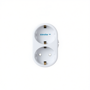 Adattatore in Plastica ExtraStar 2X16A con Coperchio per Uso Interno - Product Image 2