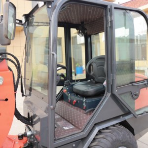Mini-chargeur frontal diesel 2026 Al18 Hengli Hydraulics 4x4 à grande hauteur de levage pour la construction et la manutention des fruits en verger - Product Image 5