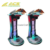Nouvelle machine d'arcade de boxe Dragon Fist ACS, en anglais, en ABS, garantie 1 an pour les centres de jeux
