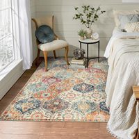 Tapis de sol ChamXue, tapis en fausse fourrure imprimé, tapis en fausse fourrure de cachemire, salon, chambre à coucher, tapis de canapé, lavable en machine, antidérapant, facile d'entretien