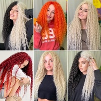 Extensions de cheveux synthétiques Deep Wave Freetress Deep Twist Crochet Hair Ariel Curl Hair