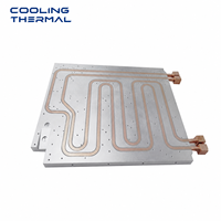 Système de refroidissement liquide pour batteries en aluminium brasé sous vide sur mesure, plaque froide, dissipateur thermique, découpe, pliage, soudage, poinçonnage