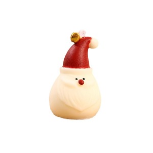 Vela Aromática de Cera de Soya con Diseño de Muñeco de Nieve Musical Animado, Hecha a Mano, Ecológica, Moderna, con Aroma a Flor de Cerezo, para Navidad - Product Image 5