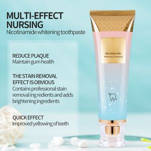 ไนอาซินาไมด์ไวท์เทนนิ่งสเปรย์สองสีมีสองสีทำให้ตาพร่าฟันขาวผลไม้ลมหายใจสดชื่นสีเหลืองสดใสสำหรับผู้หญิง100กรัม - Product Image 3