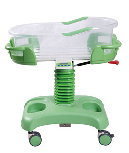 Cuna de Hospital para Bebés Recién Nacidos de Plástico ABS de Nuevo Estilo MT MEDICAL, Cama de Dormir Infantil Médica de Lujo con Báscula - Product Image 1