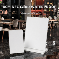 Support de menu transparent en acrylique, porte-panneau de table, support de carte de prix personnalisé pour restaurant, hôtel, comptoir