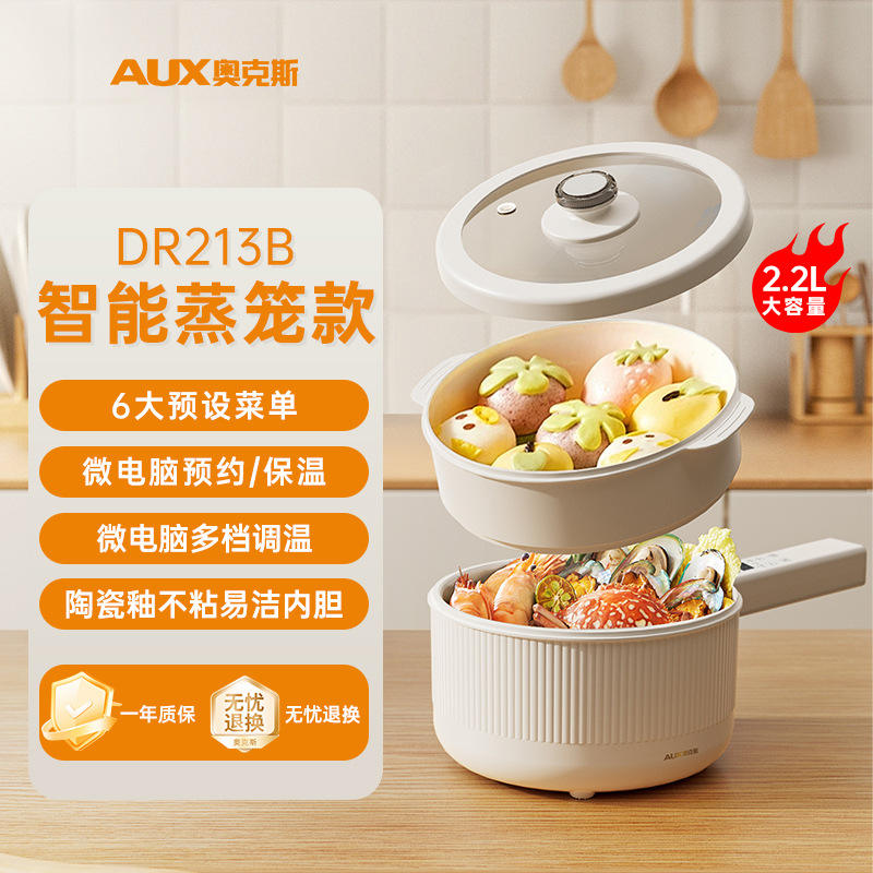 [Can cook rice] 2.2L Smart Steamer