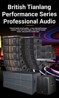 Ensemble de haut-parleurs Line Array passifs et actifs personnalisés, prix fabricant, avec flight case, pour scène de concert, haut-parleur Line Array professionnel