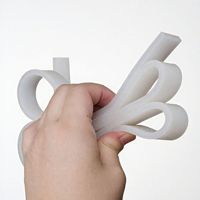 Bande d'étanchéité en silicone résistante aux hautes températures pour boîte lumineuse, profil de couture en forme de croissant, carrée, blanche