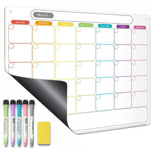 Magnetic Dry-<b>Erase</b> Soft Whiteboard Sticker Weekly and Monthly Schedule Option - Product Image 3