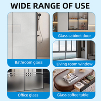 Revêtement liquide résistant aux UV Peinture givrée en verre pour la protection de la vie privée Protection solaire et isolation thermique Peinture pour vitres
