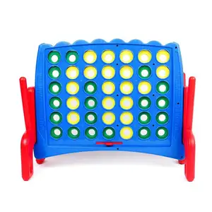 Jeu de connecteur quatre en ligne géant pour enfants, jeu de jardin en plastique pour l'école <span class=keywords><strong>maternelle</strong></span> et la <span class=keywords><strong>maternelle</strong></span>, jeu de connecteur quatre en ligne géant - Product Image 1
